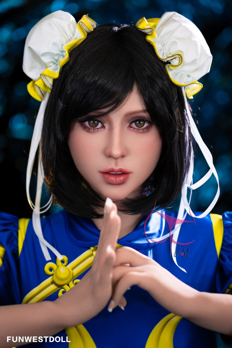 Chun Li seksnukk (FunWest Doll 155 cm F-Cup #032 TPE)