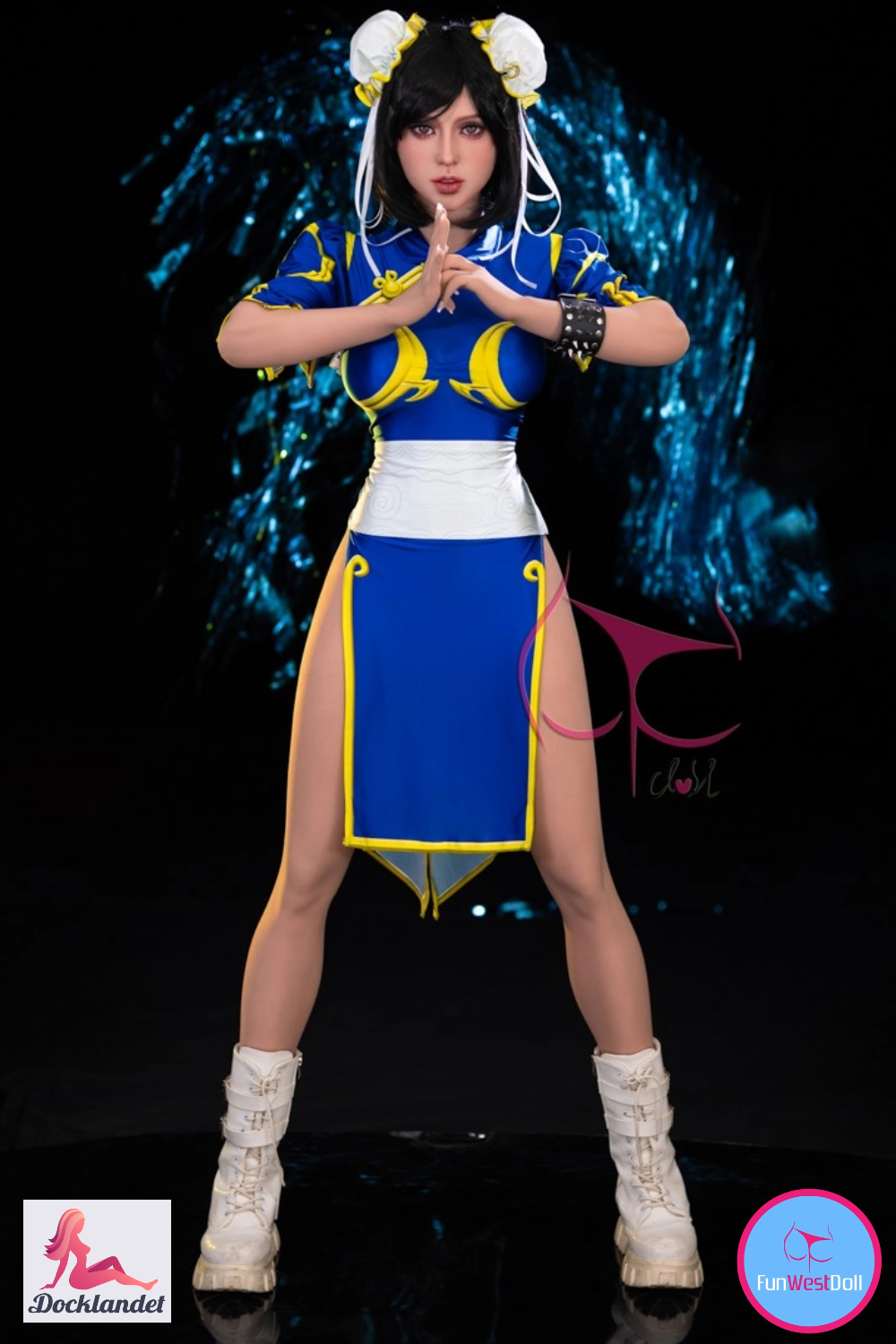 Chun Li seksnukk (FunWest Doll 155 cm F-Cup #032 TPE)