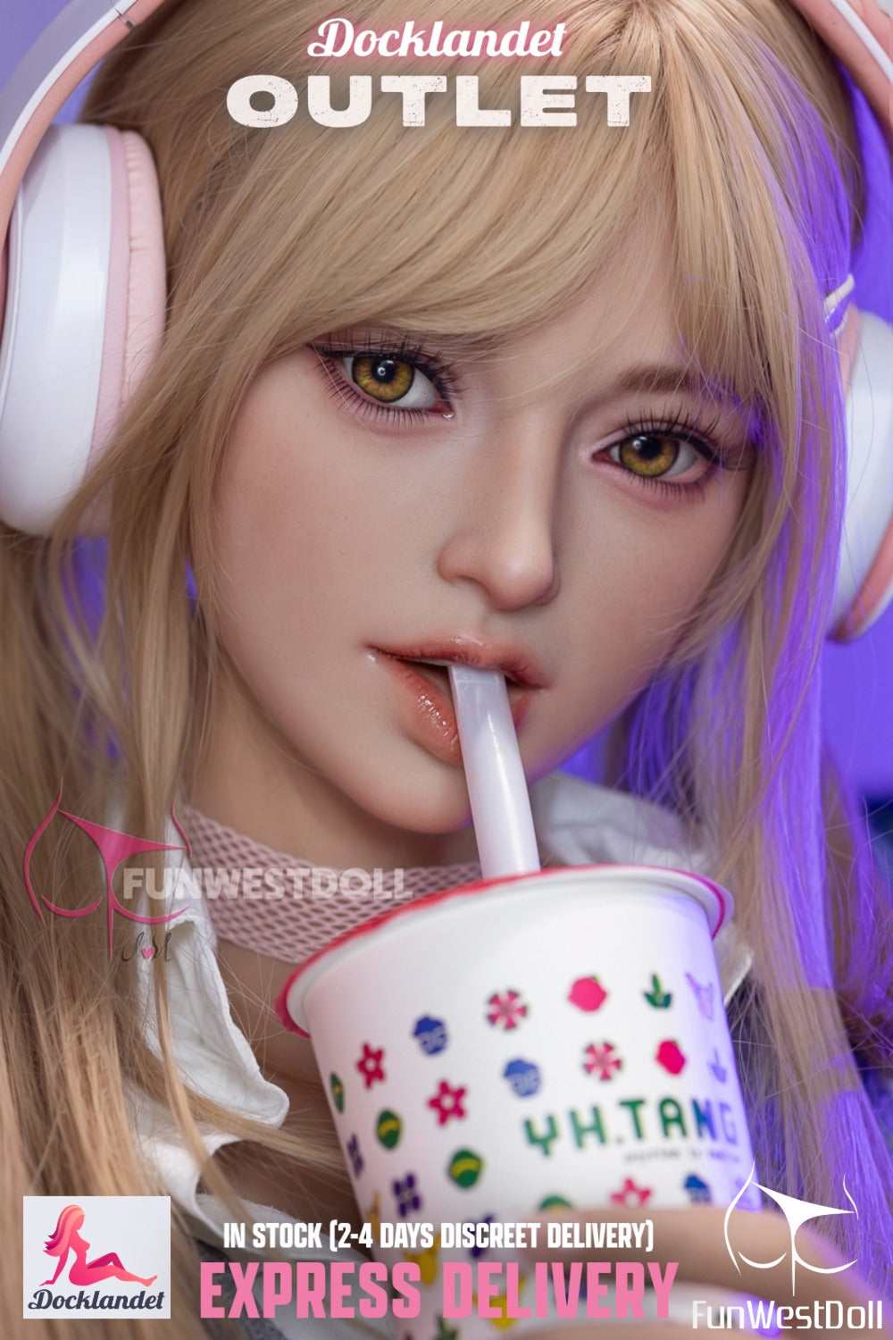 Alice Sex Doll (FunWest Doll 159 cm A-Cup #038 S-TPE) EXPRESS OUTLET