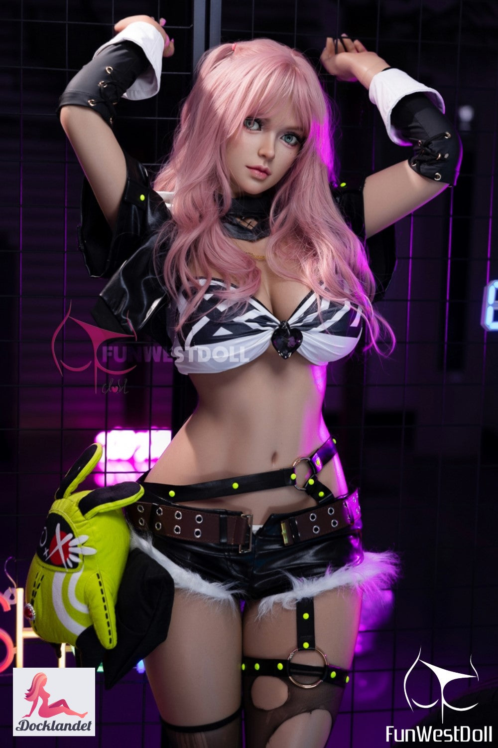Nicole Sex Doll (FunWest Doll 157cm G-Cup #036S Silicone) Zenless Zone Zero Life Size Nukk