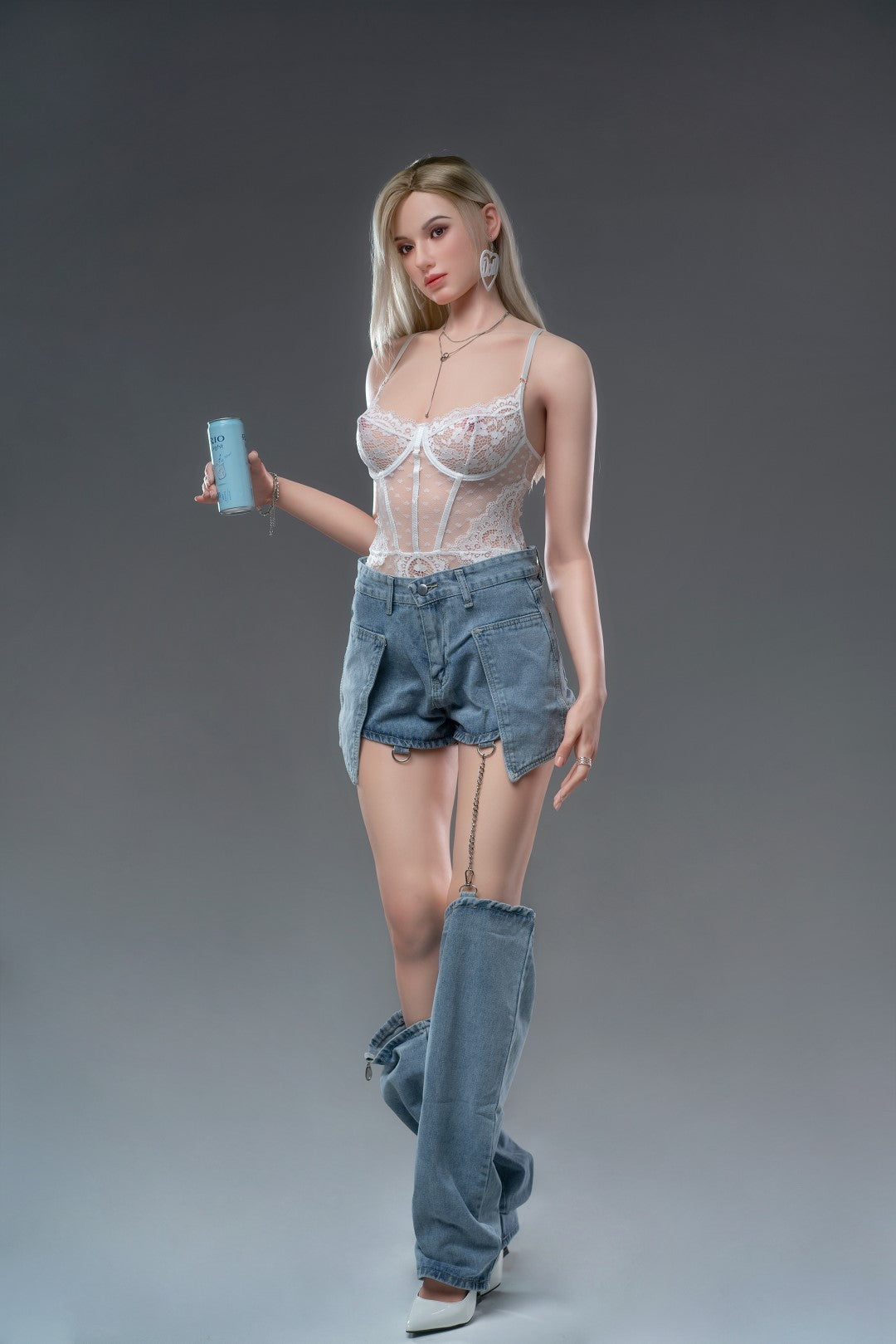 Zeina seksnukk (Zelex 175 cm E-Cup GE111-1 silikoon)