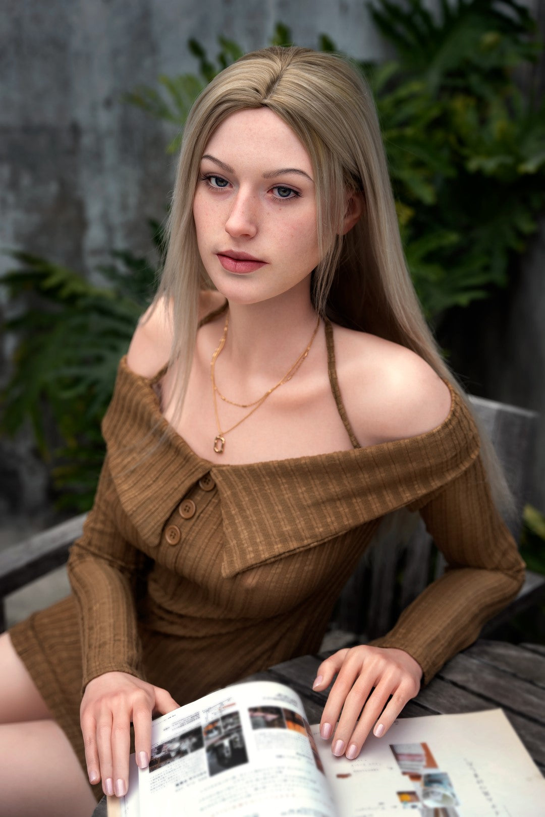 Evelina seksnukk (Zelex 175 cm E-Cup GE41-1 silikoon)
