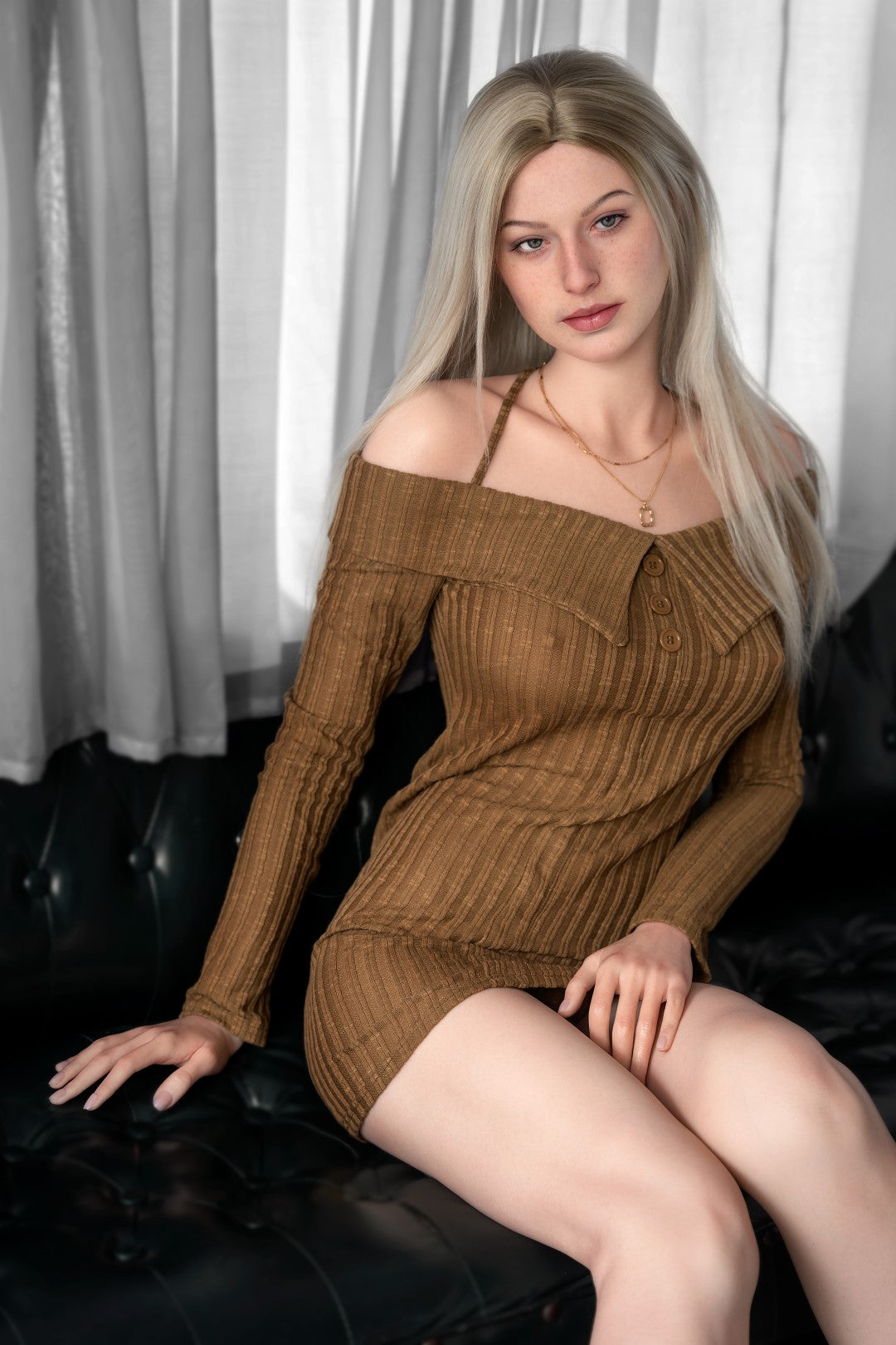 Evelina seksnukk (Zelex 175 cm E-Cup GE41-1 silikoon)