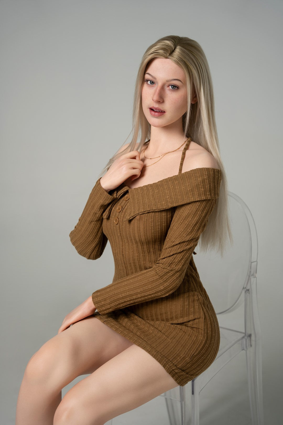 Evelina seksnukk (Zelex 175 cm E-Cup GE41-1 silikoon)