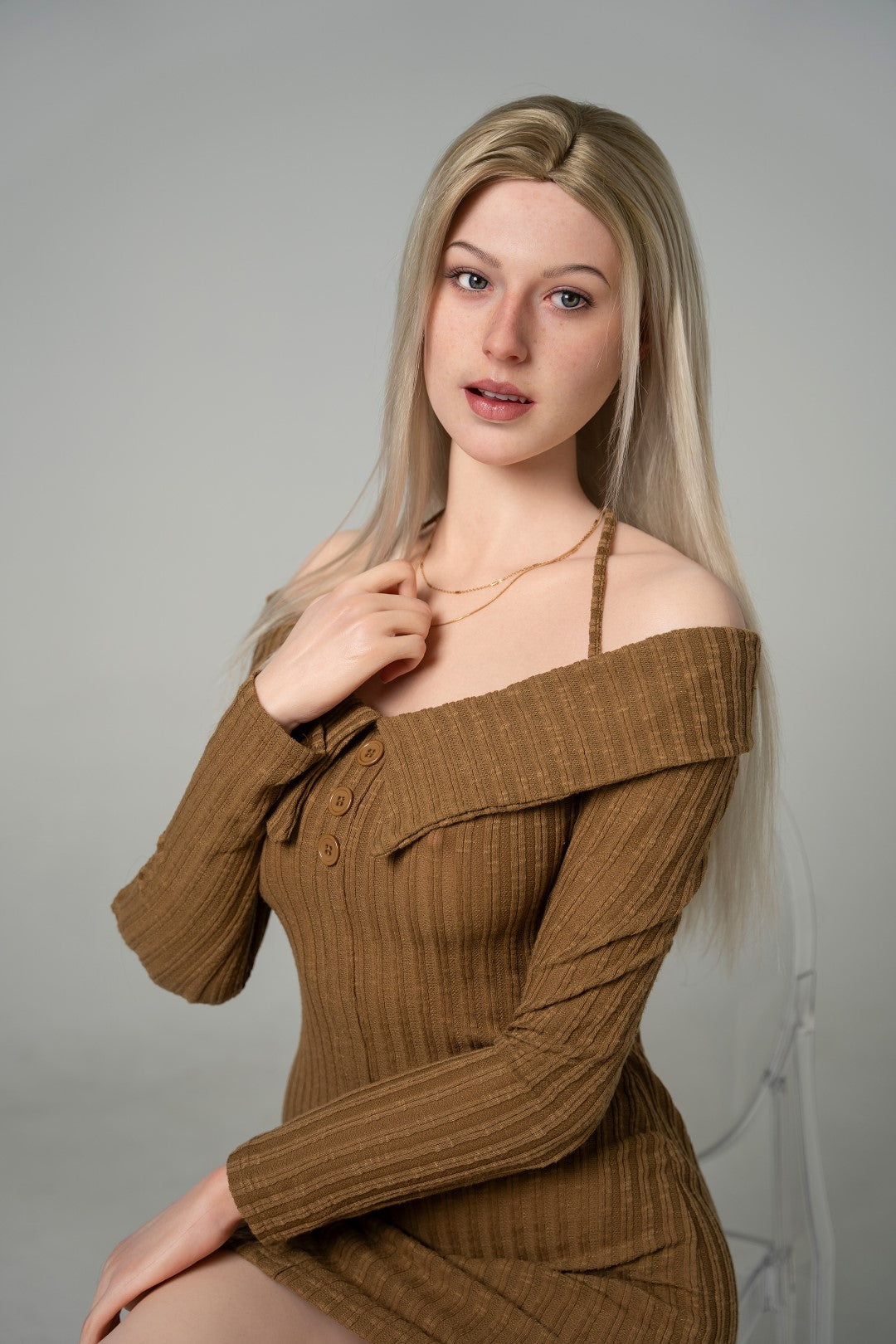 Evelina seksnukk (Zelex 175 cm E-Cup GE41-1 silikoon)