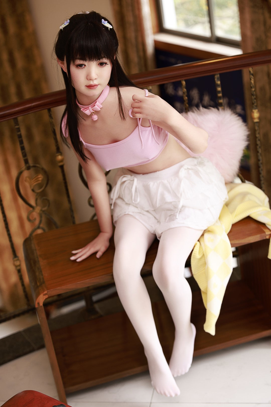 Chiyo seksnukk (AXB Doll 154 cm A-Cup GD42-1 silikoon)