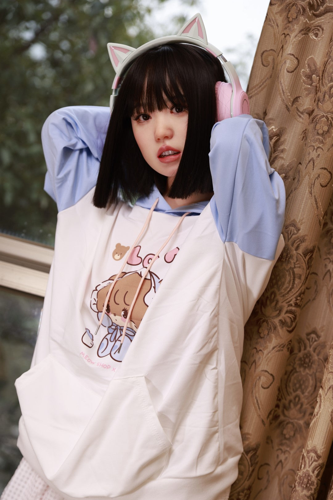 Ayaka seksnukk (AXB Doll 154 cm A-Cup GD43-1 silikoon)