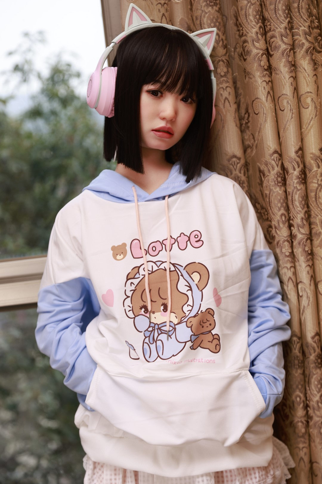 Ayaka seksnukk (AXB Doll 154 cm A-Cup GD43-1 silikoon)