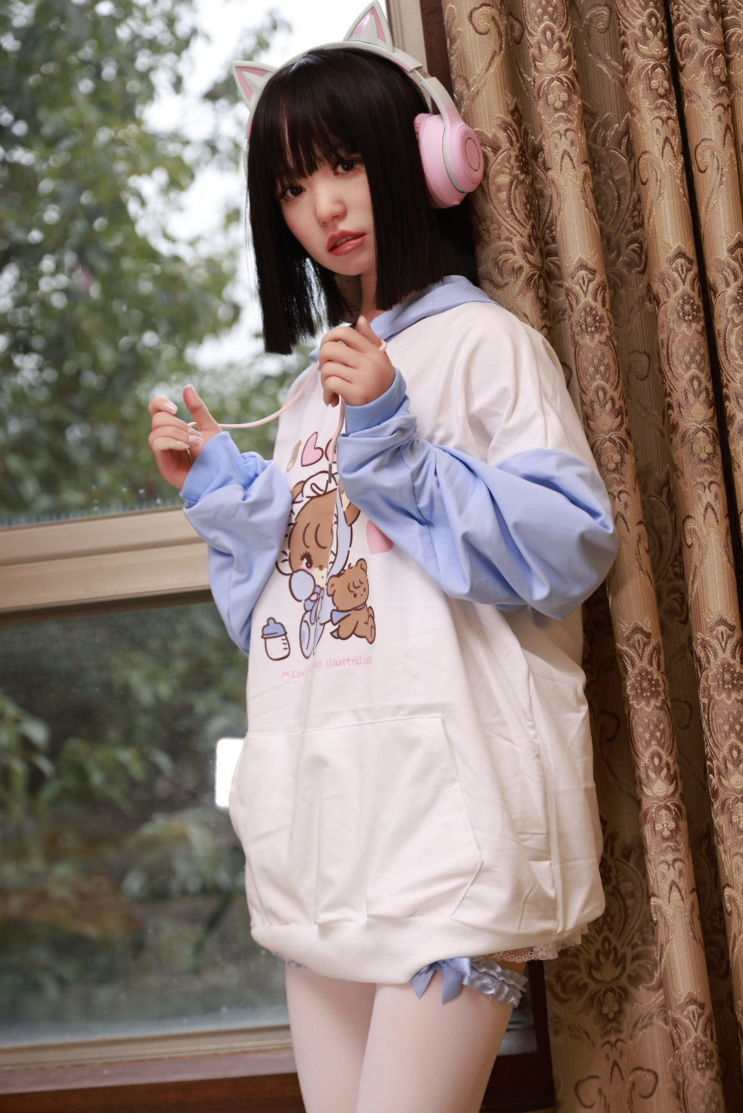 Ayaka seksnukk (AXB Doll 154 cm A-Cup GD43-1 silikoon)