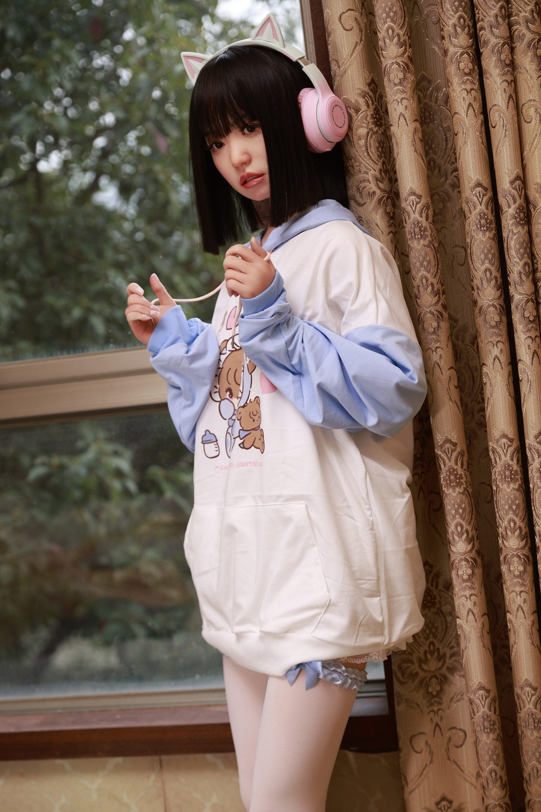 Ayaka seksnukk (AXB Doll 154 cm A-Cup GD43-1 silikoon)