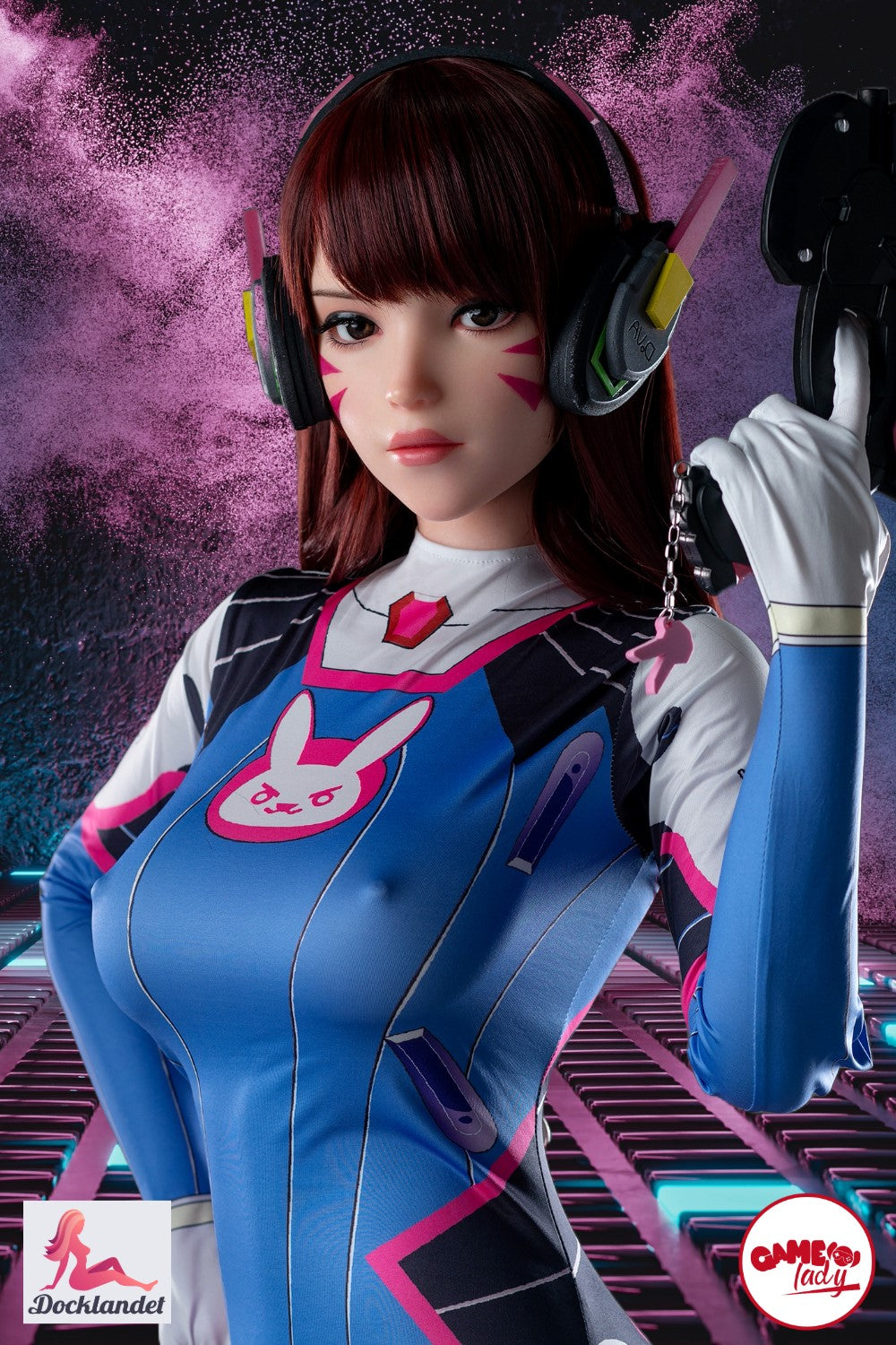 D.Va Hana Song Sex Doll (Game Lady 167 cm E-Cup nr 23 silikoon)