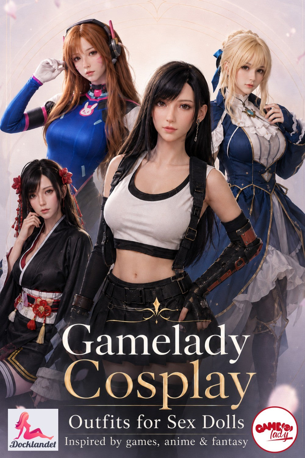 Gamelady ametlikud cosplay rõivad. Avastage Gamelady cosplay seksnukkude komplektid. Otsige fantaasiarikkaid kostüüme, rollimänguriideid ja stiilseid aksessuaare, et muuta oma nuku stiili.
