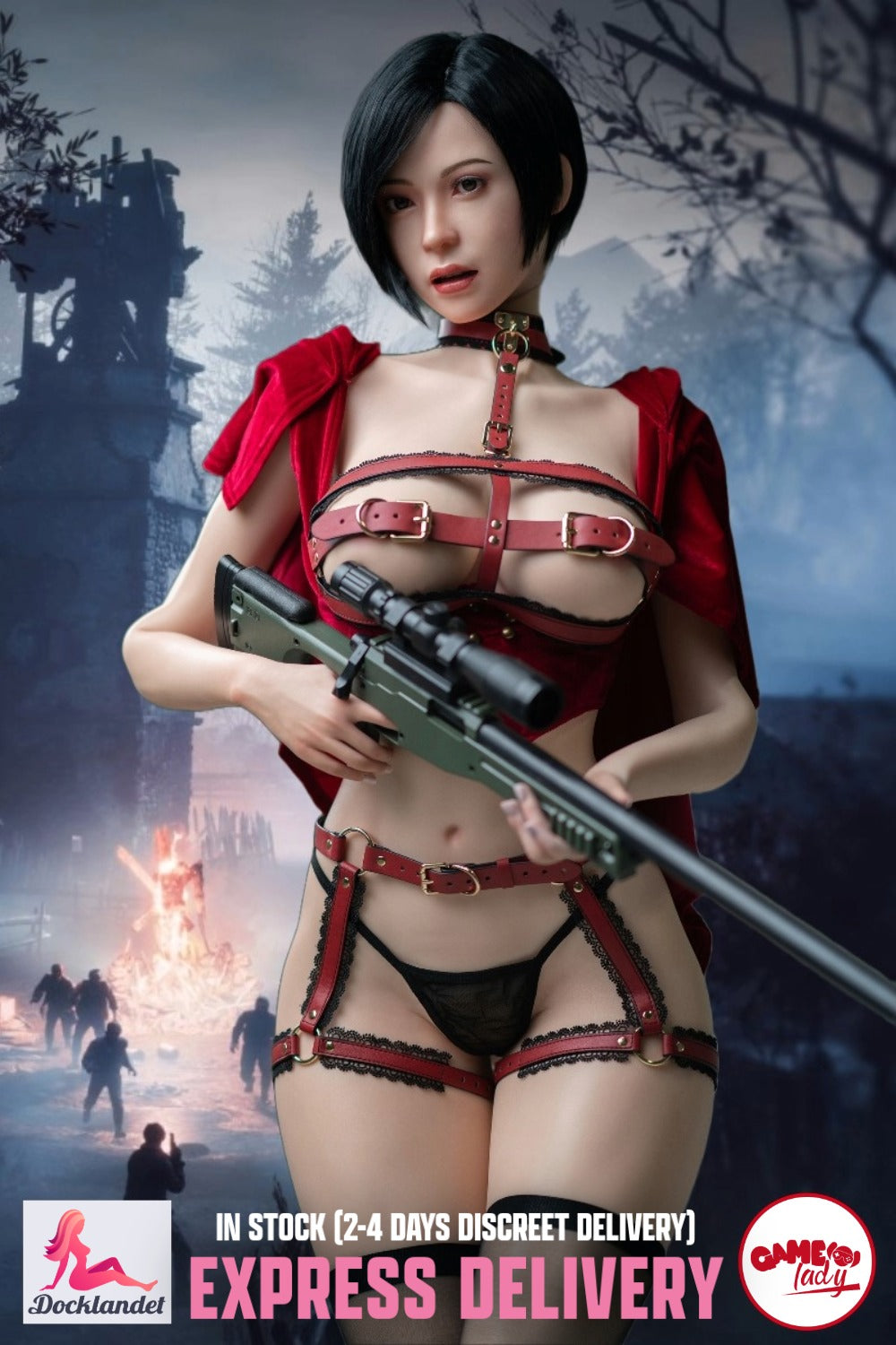 Ada Wong Sex Doll (Game Lady 171 cm G-Cup nr 21 silikoon) EXPRESS