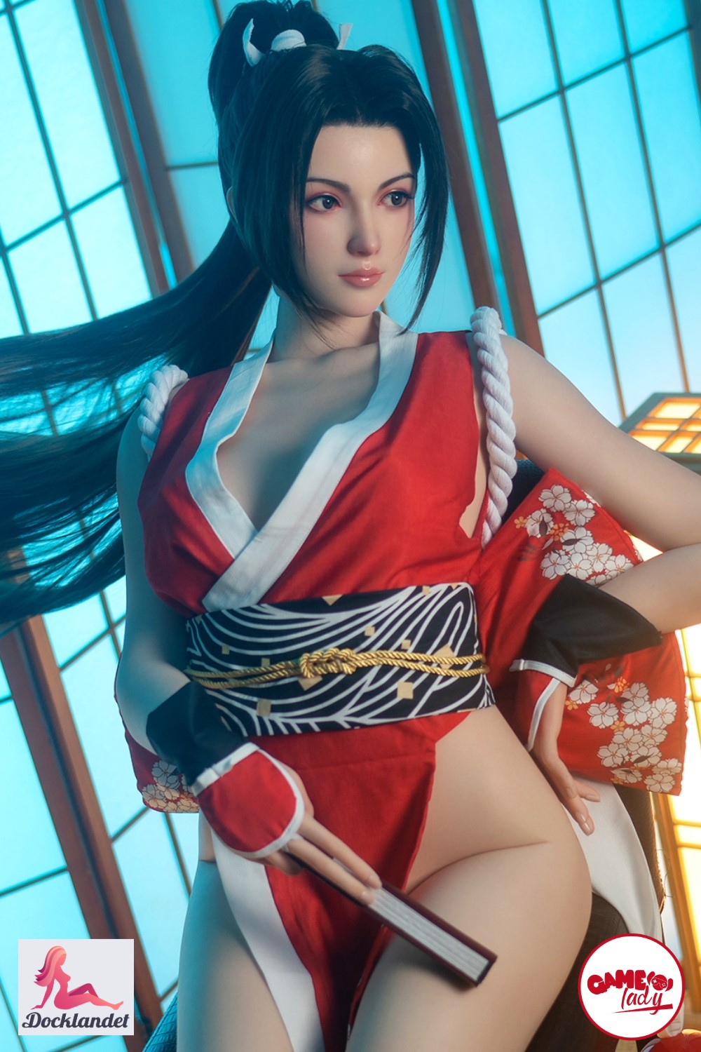 Mai Shiranui seksnukk (Game Lady 168 cm E-Cup nr 28-1 silikoon)