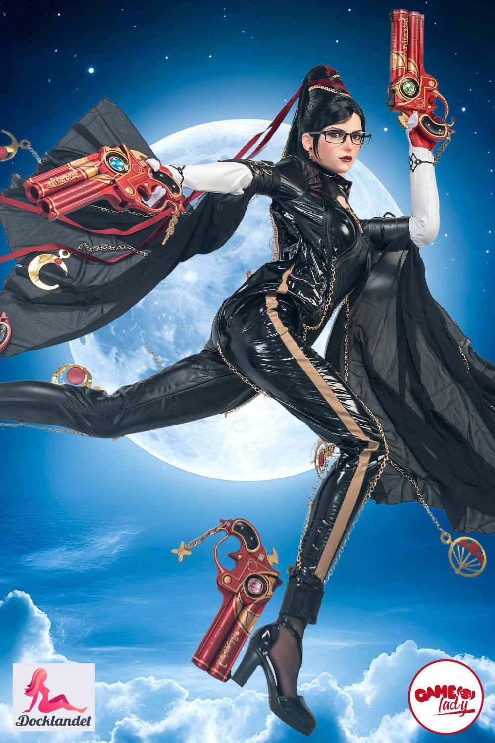 Cosplay-nukk, mille välimus ja stiil on inspireeritud populaarsest tegelasest "Bayonetta". Game Lady seksnukk Bayonetta on 170 cm pikkune saleda keha ja väikeste rindadega (B-suurusega tass). Neile teist, kes on juba ammu unistanud tõetruust täissuuruses Bayonettast, on see ülim nukk! Game Lady on tuntud oma cosplay nukkude poolest ja see on esimene täielikult Bayonettast inspireeritud nukk maailmas.