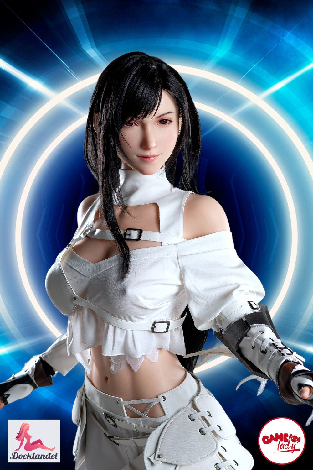 Tifa Sex Doll (Game Lady 171cm E-Kupa nr.26-1 Silikoon) Ingli sule stiil 