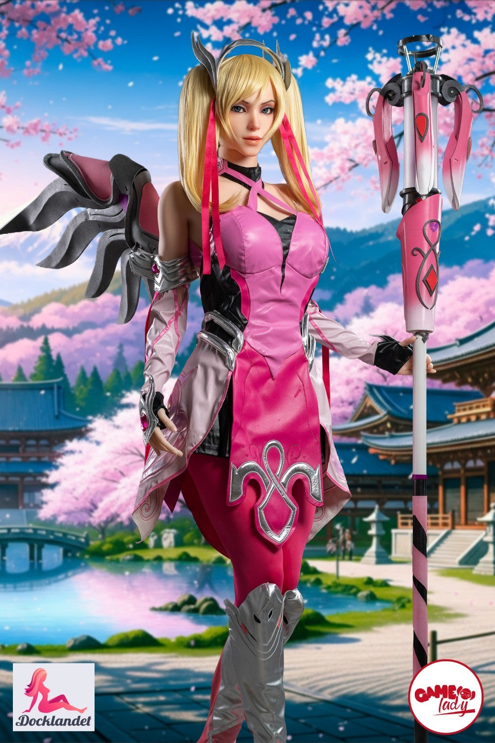 Mercy Sex Doll (Game Lady 171 cm G-Cup nr.38 silikoon) Overwatch Sex Doll 