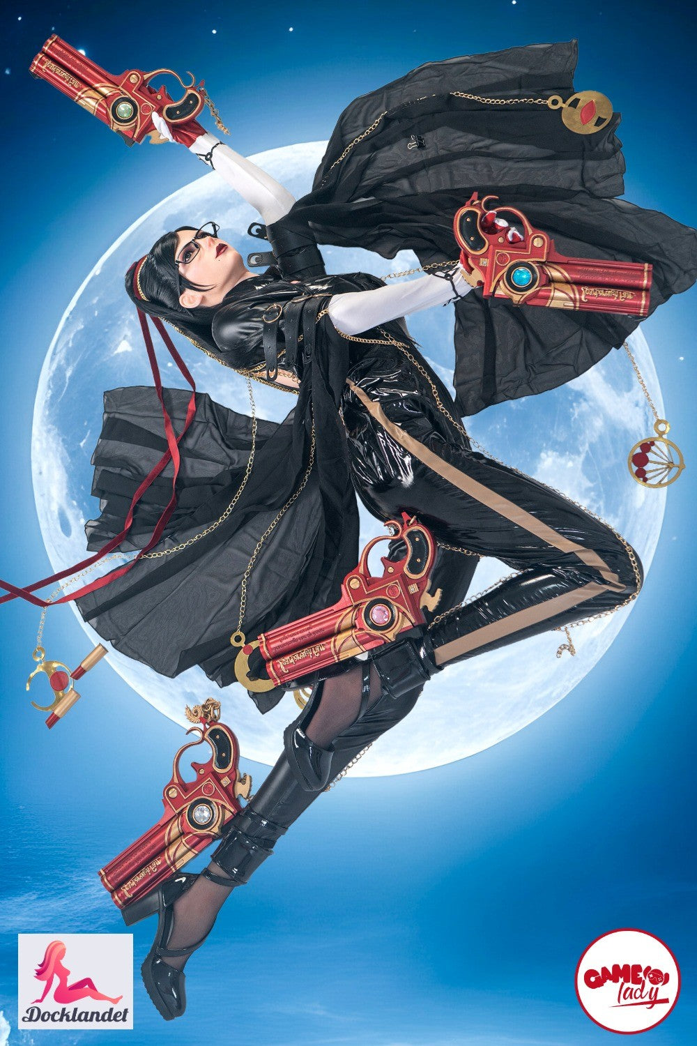 Bayonetta seksnukk (Game Lady 170 cm B-Cup nr 32-1 silikoon)