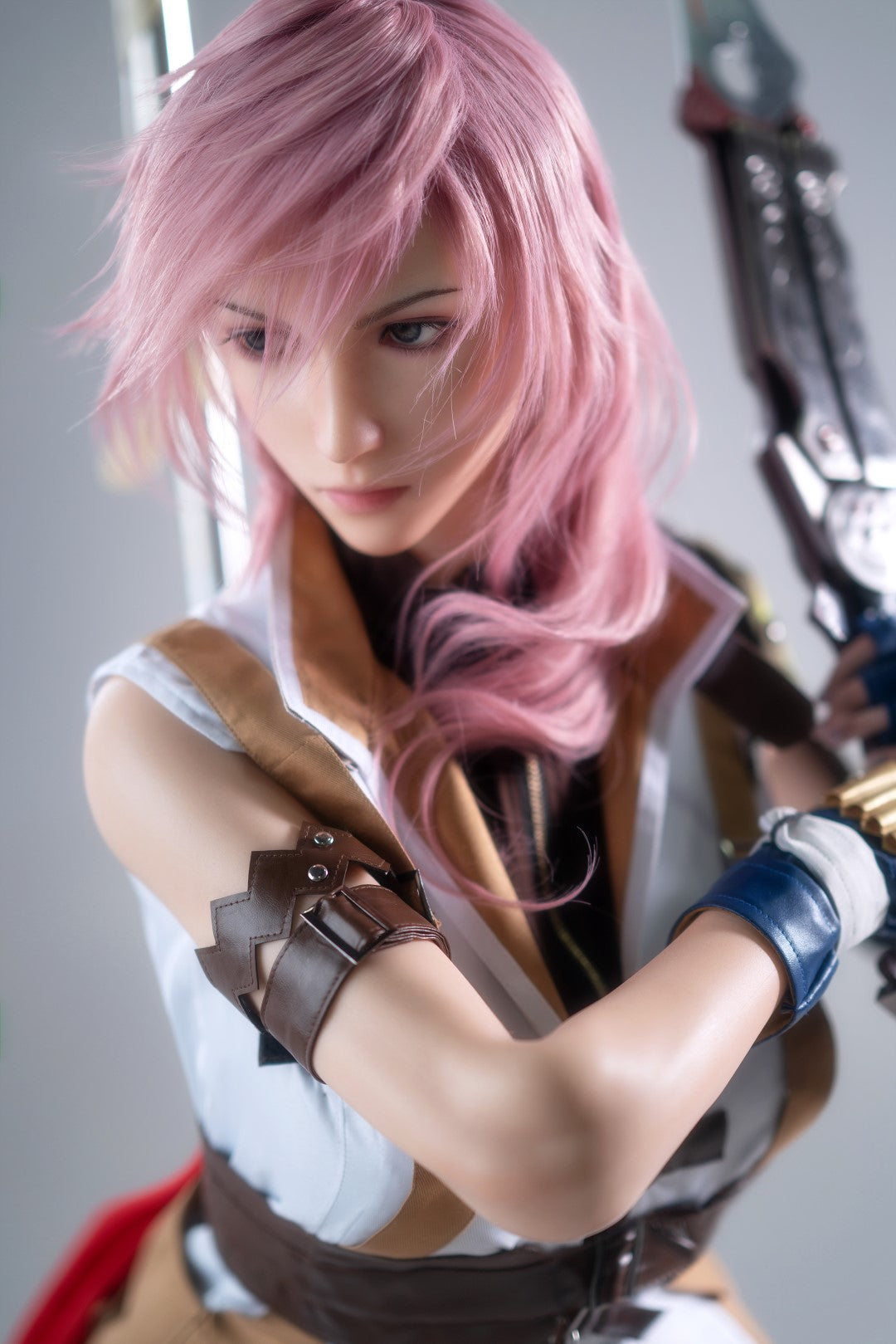 Lightning Seksnukk (Game Lady 171 cm G-Cup nr 19 silikoon)