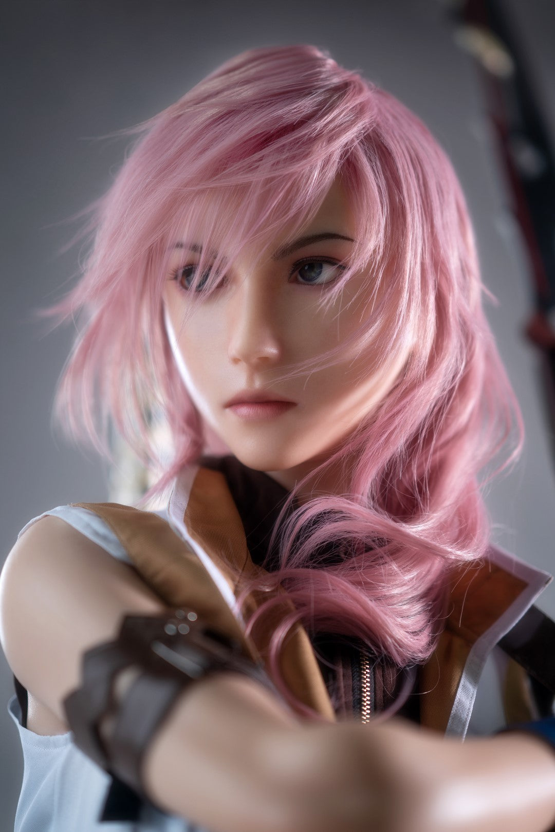Lightning Seksnukk (Game Lady 171 cm G-Cup nr 19 silikoon)