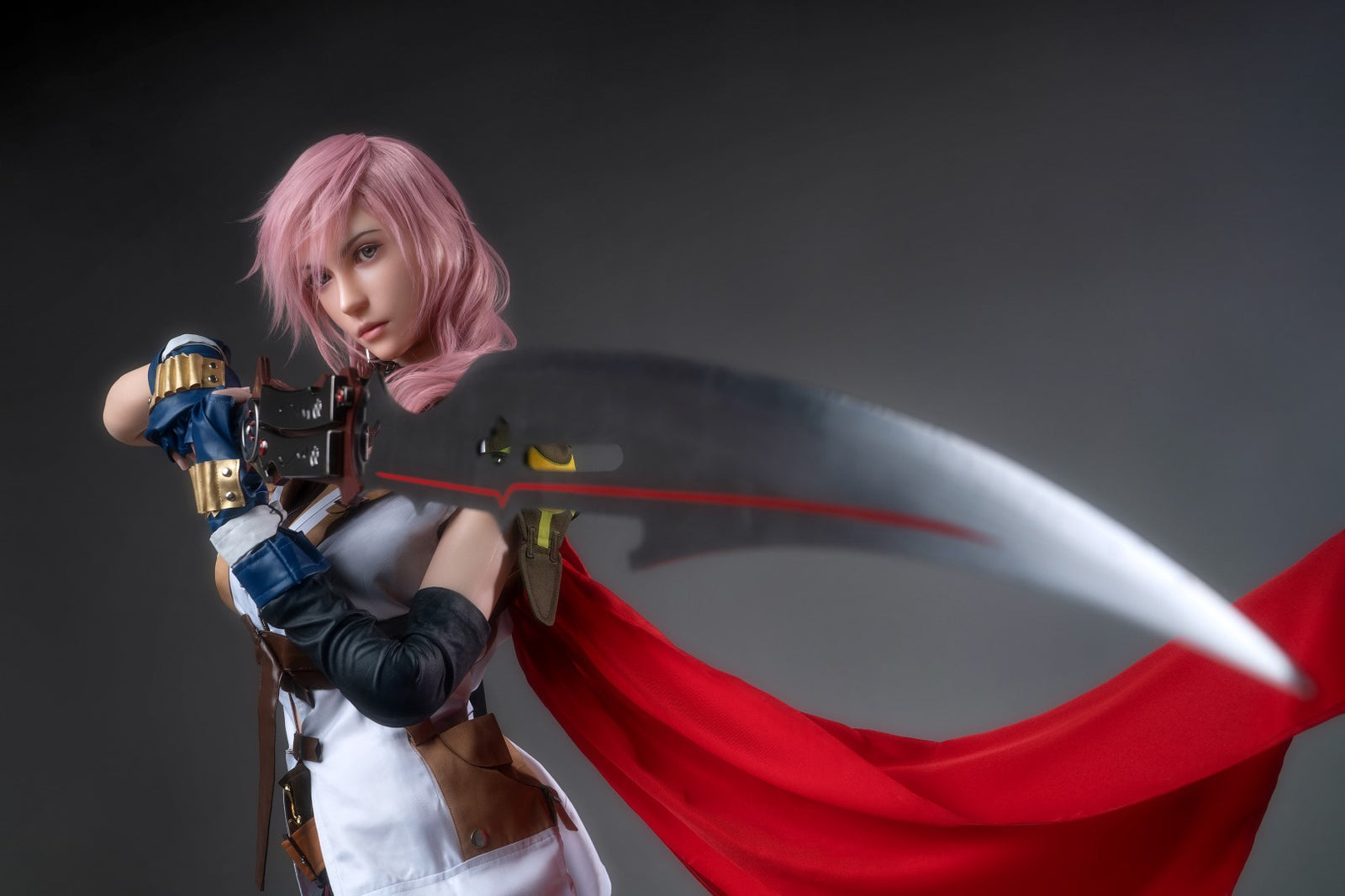 Lightning Seksnukk (Game Lady 171 cm G-Cup nr 19 silikoon)