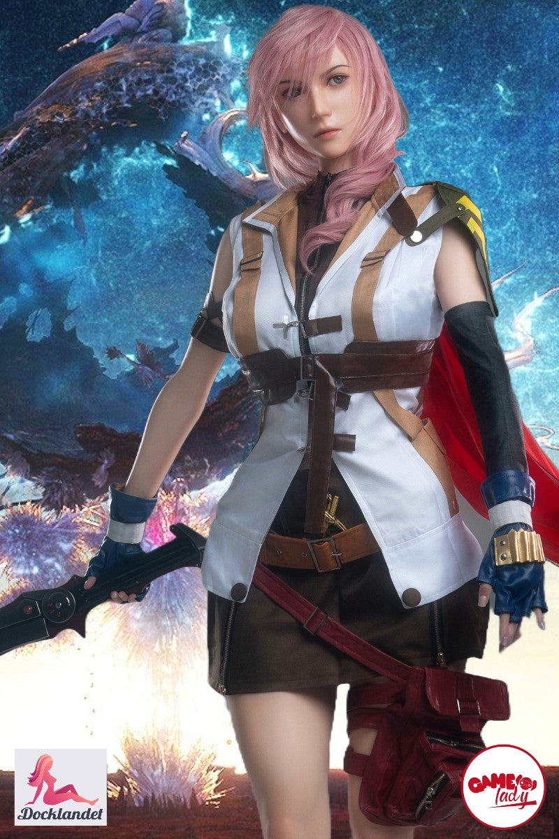 Lightning Seksnukk (Game Lady 171 cm G-Cup nr 19 silikoon)