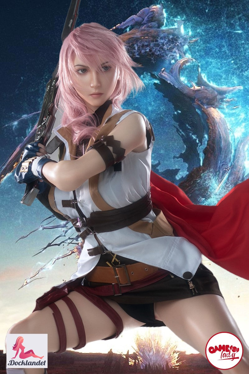 Lightning Seksnukk (Game Lady 171 cm G-Cup nr 19 silikoon)