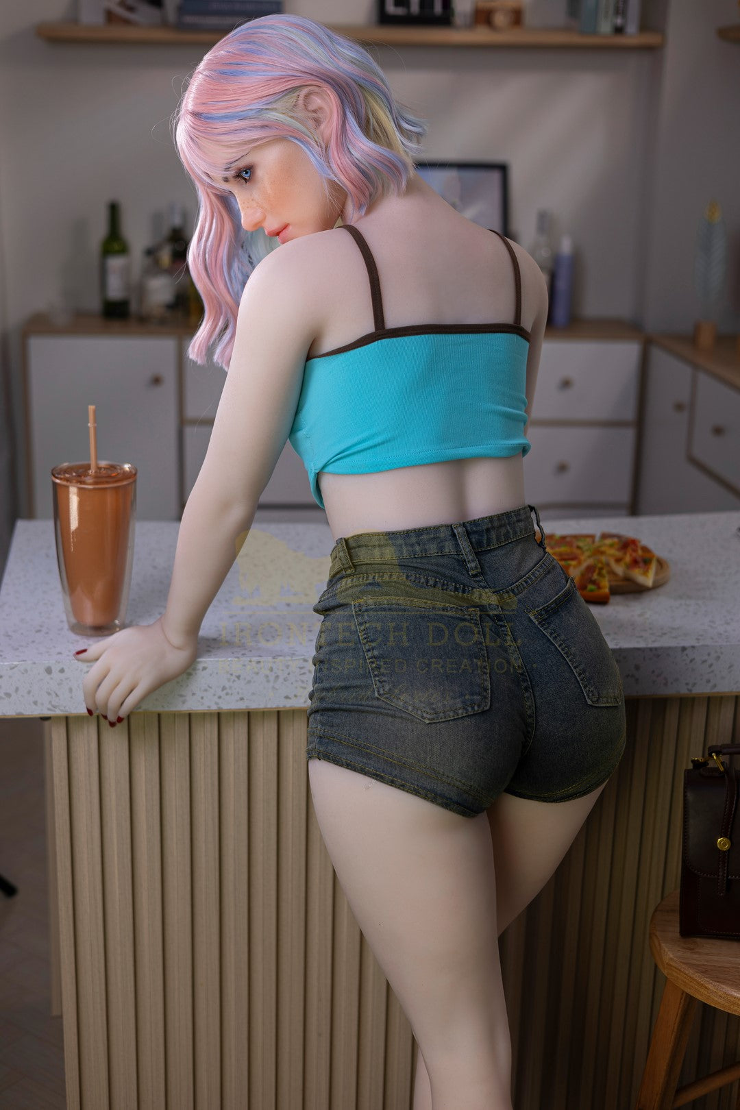 Heidi seksnukk (Irontech Doll 162 cm A-Cup S46 TPE + silikoon)