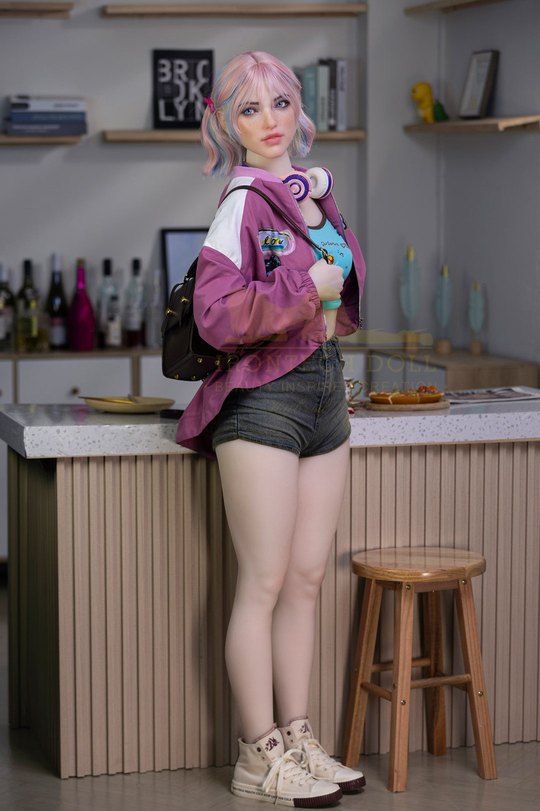 Heidi seksnukk (Irontech Doll 162 cm A-Cup S46 TPE + silikoon)