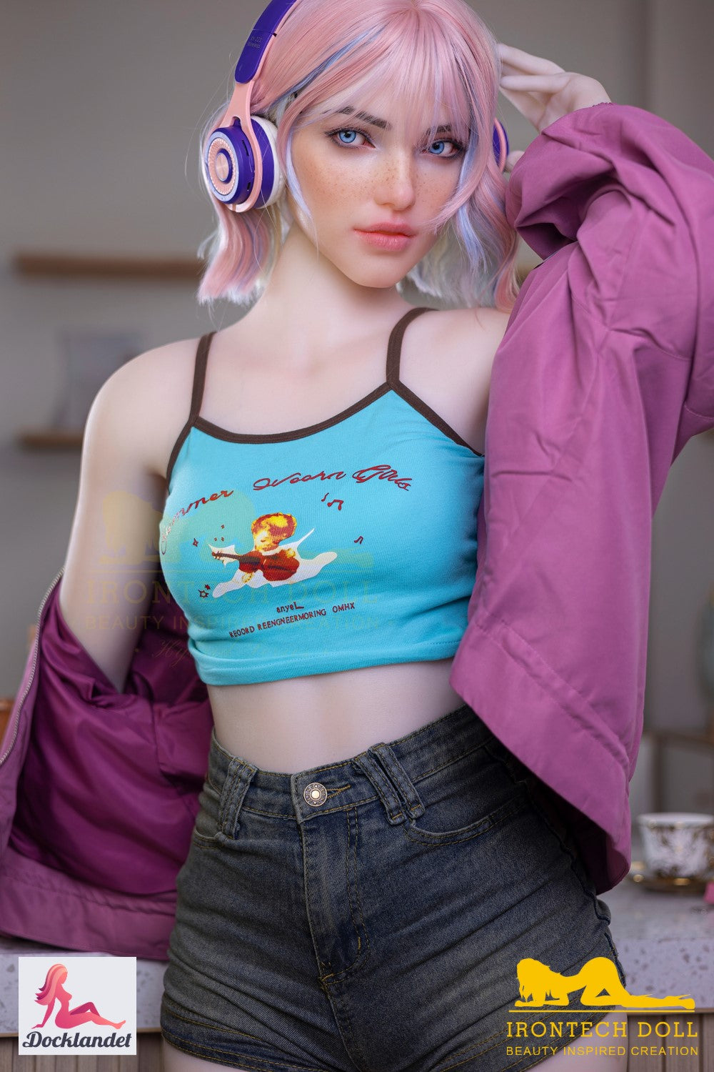 Heidi seksnukk (Irontech Doll 162 cm A-Cup S46 TPE + silikoon)