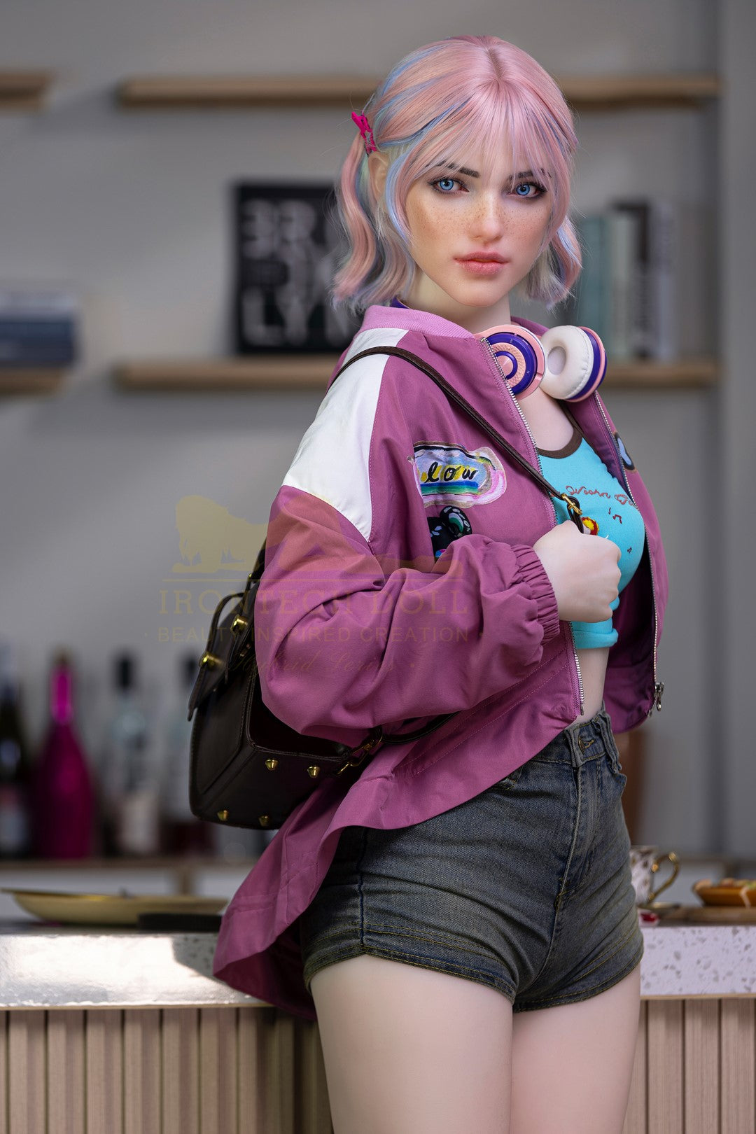 Heidi seksnukk (Irontech Doll 162 cm A-Cup S46 TPE + silikoon)