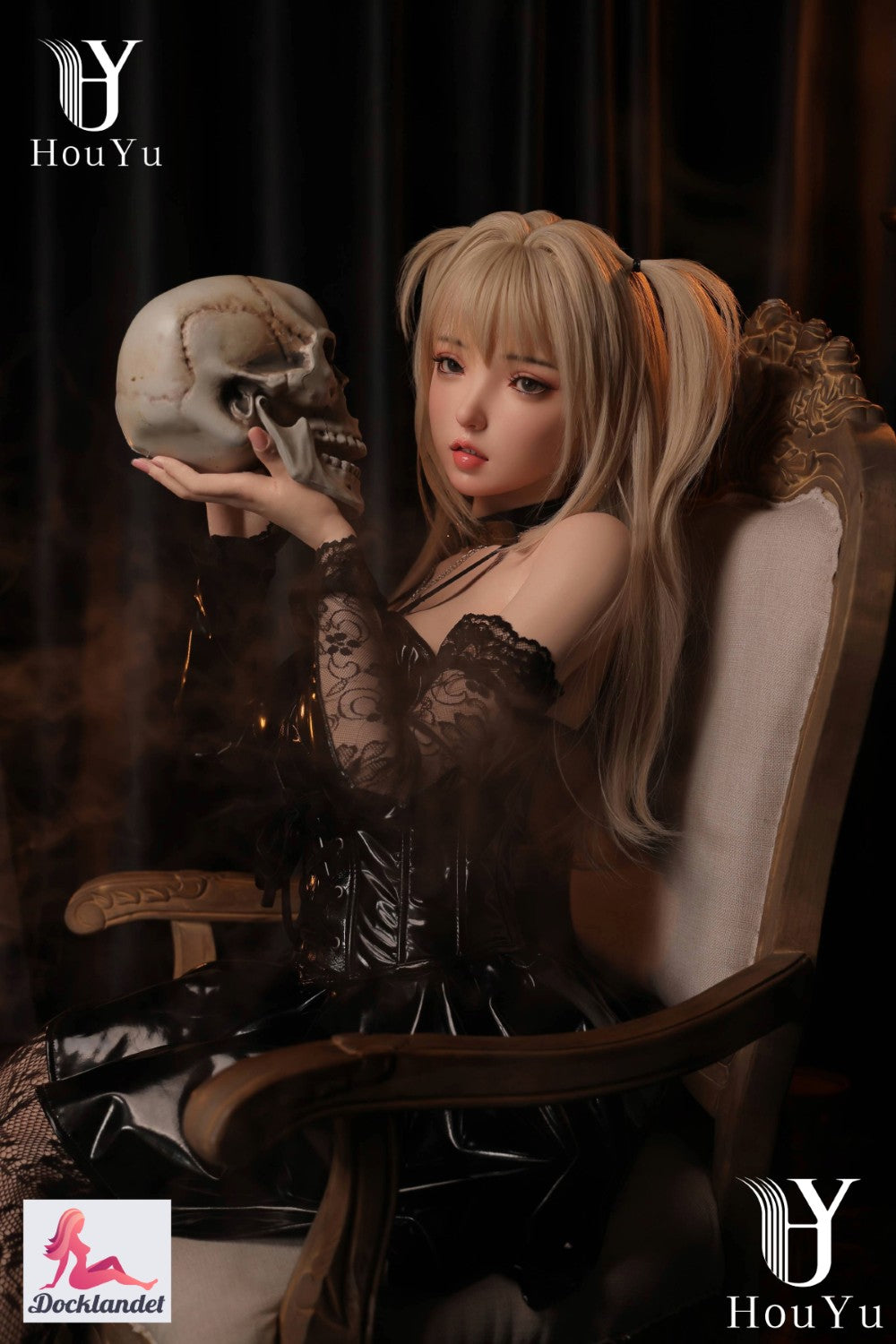 Seksnukk Eva (HouYu Doll 158cm D-Cup Silicone) Marie Rose cosplay real doll