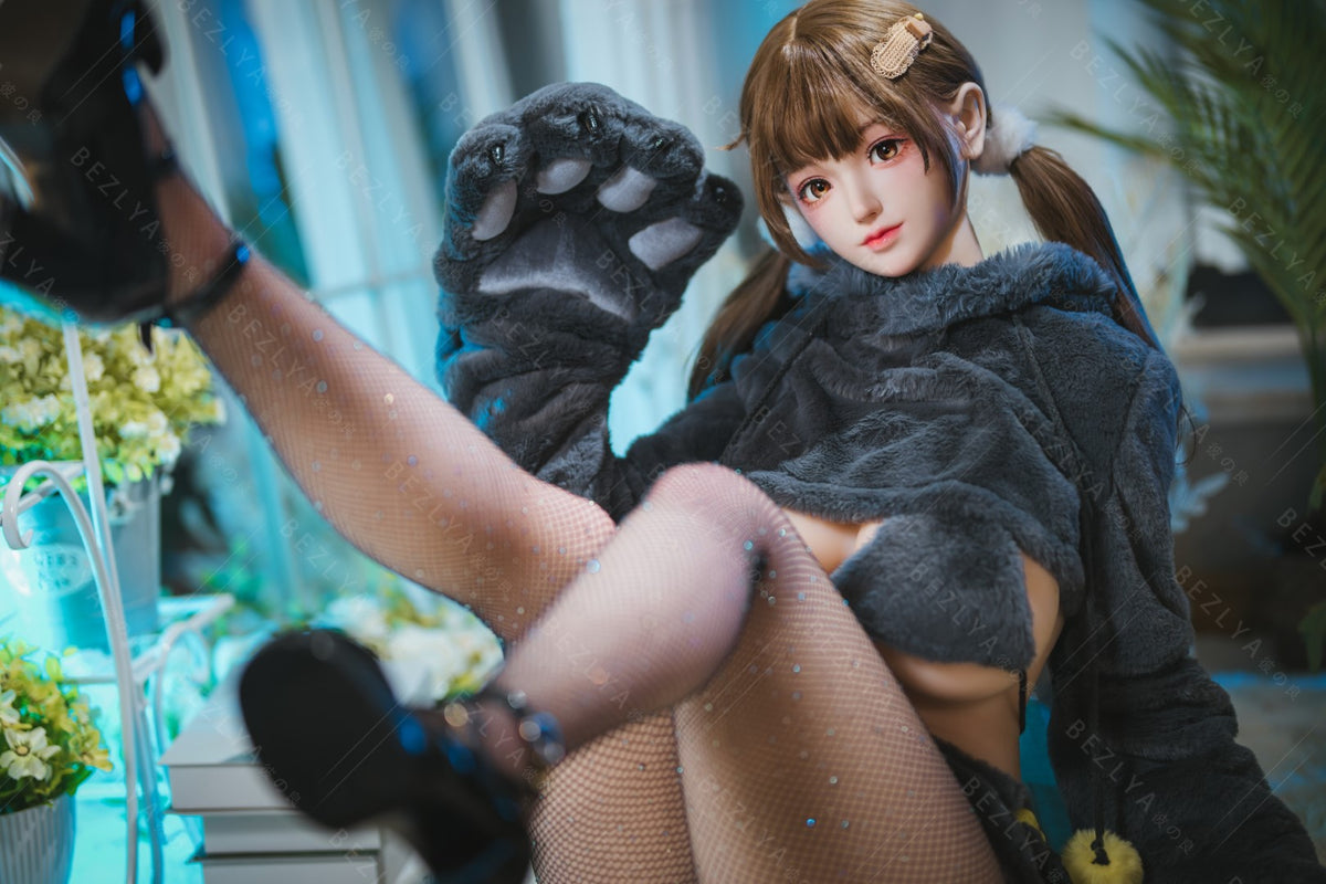 Paeonia seksnukk (Bezlya Doll 155 cm F tass 2,0 TPE + silikoon)