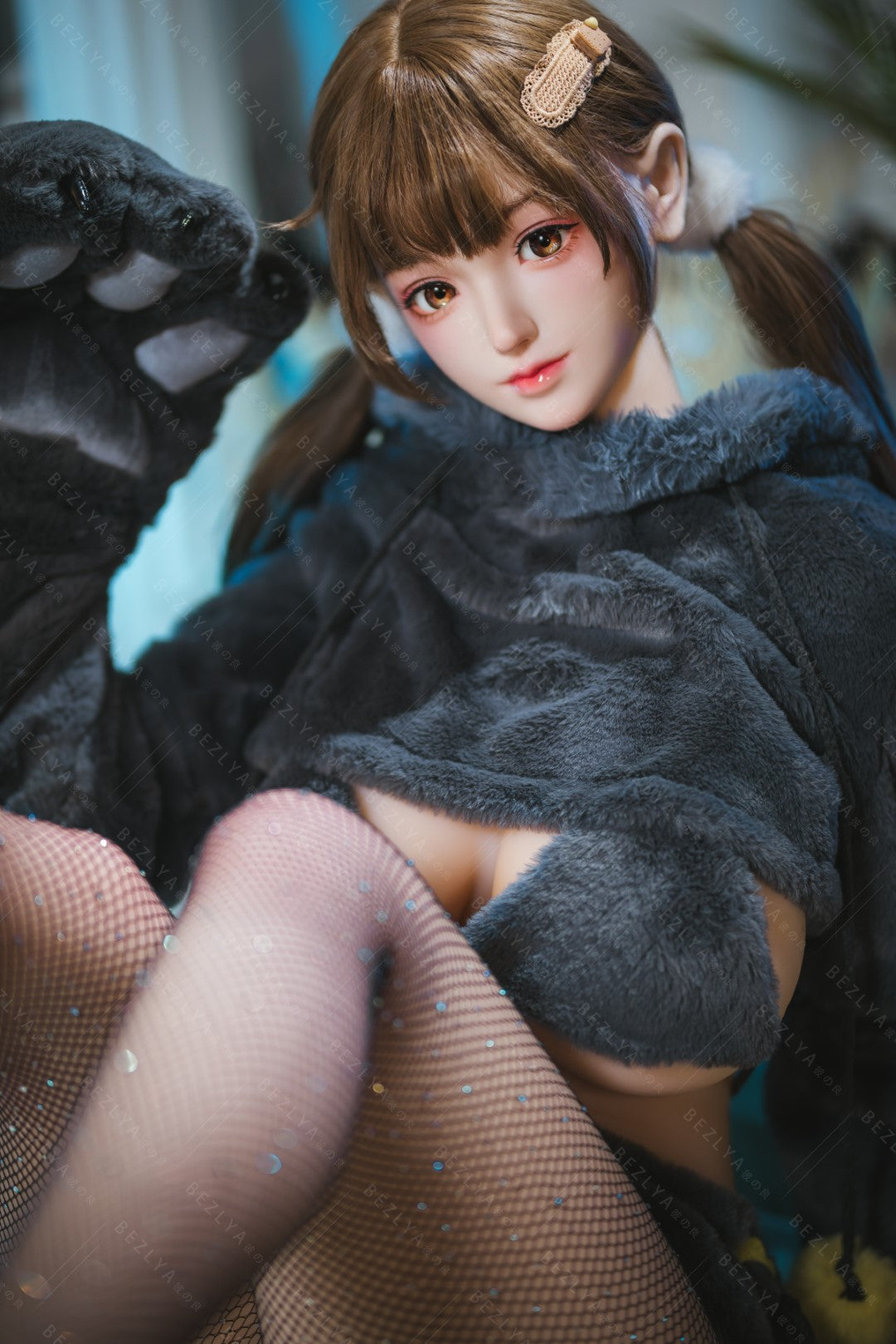 Paeonia seksnukk (Bezlya Doll 155 cm F tass 2,0 TPE + silikoon)