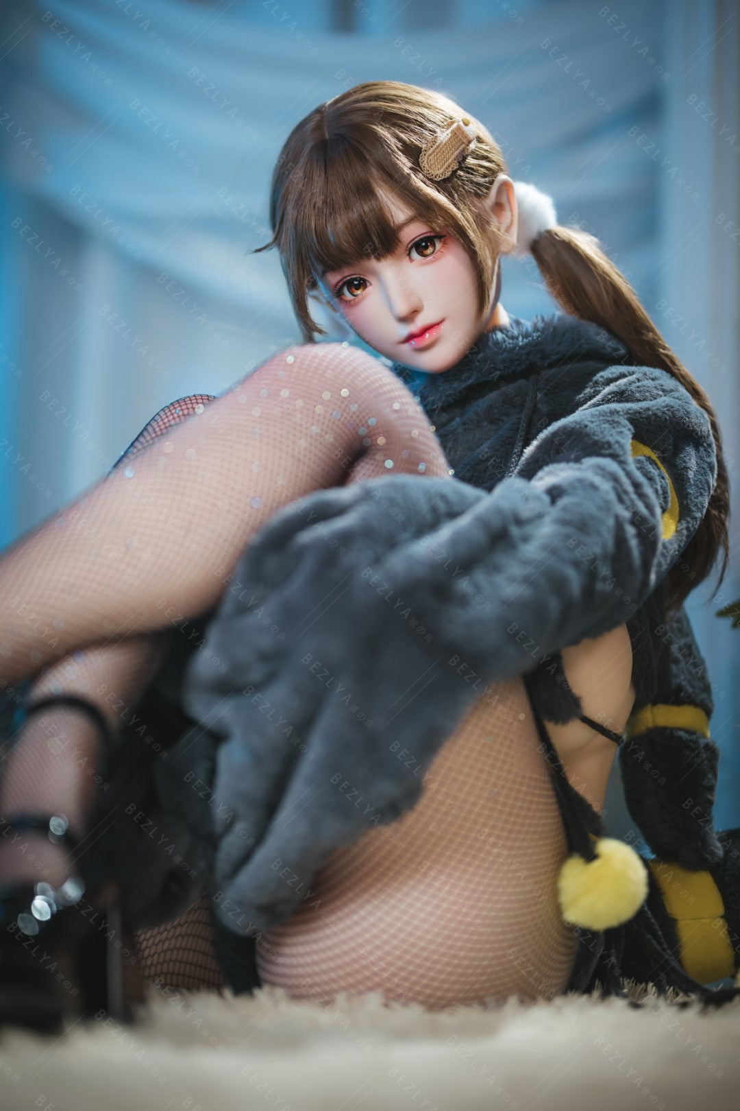 Paeonia seksnukk (Bezlya Doll 155 cm F tass 2,0 TPE + silikoon)