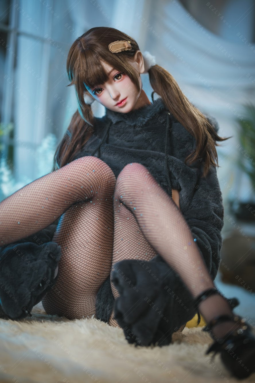 Paeonia seksnukk (Bezlya Doll 155 cm F tass 2,0 TPE + silikoon)