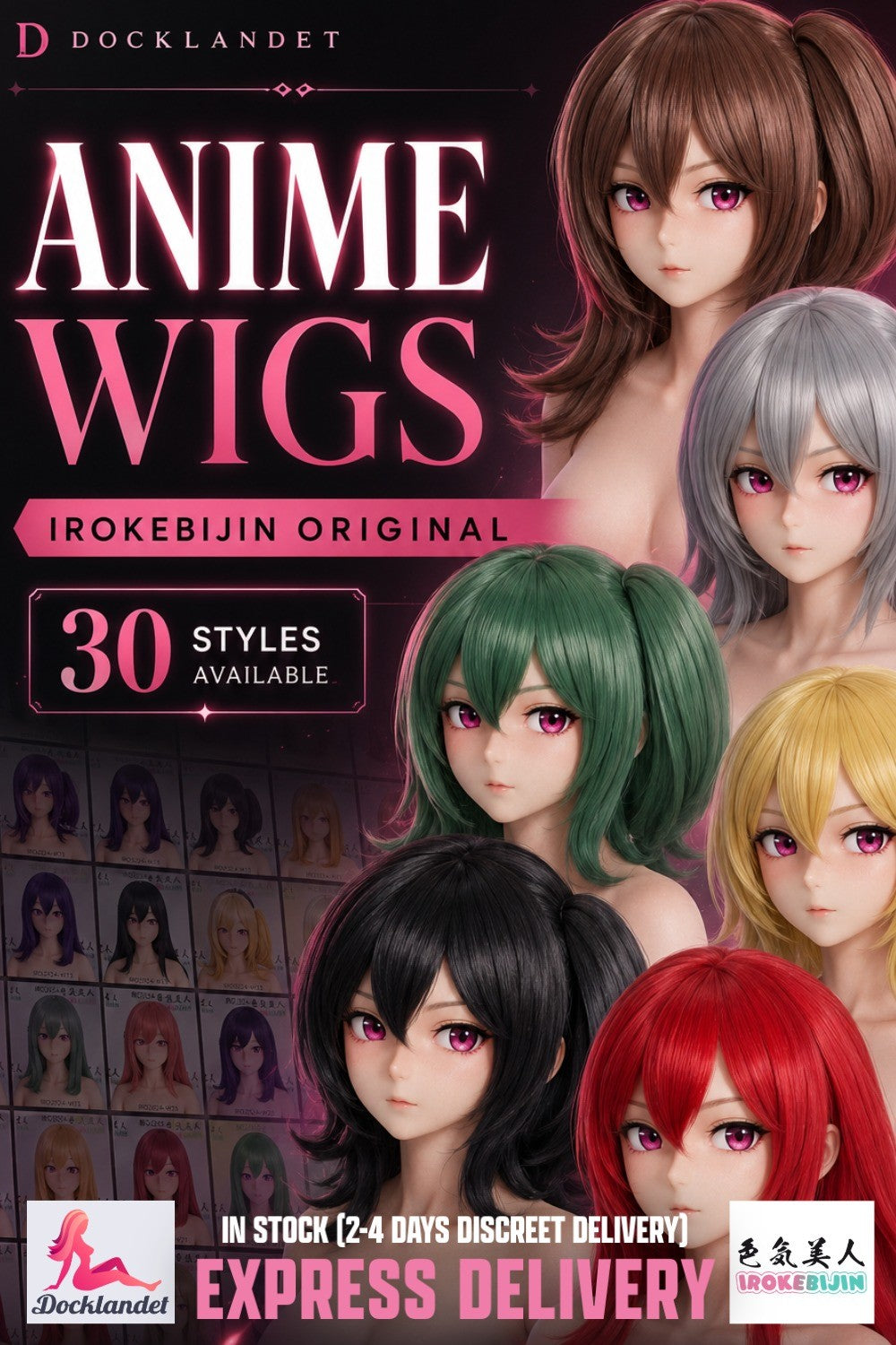 Anime parukas (Irokebijin originaal) EXPRESS