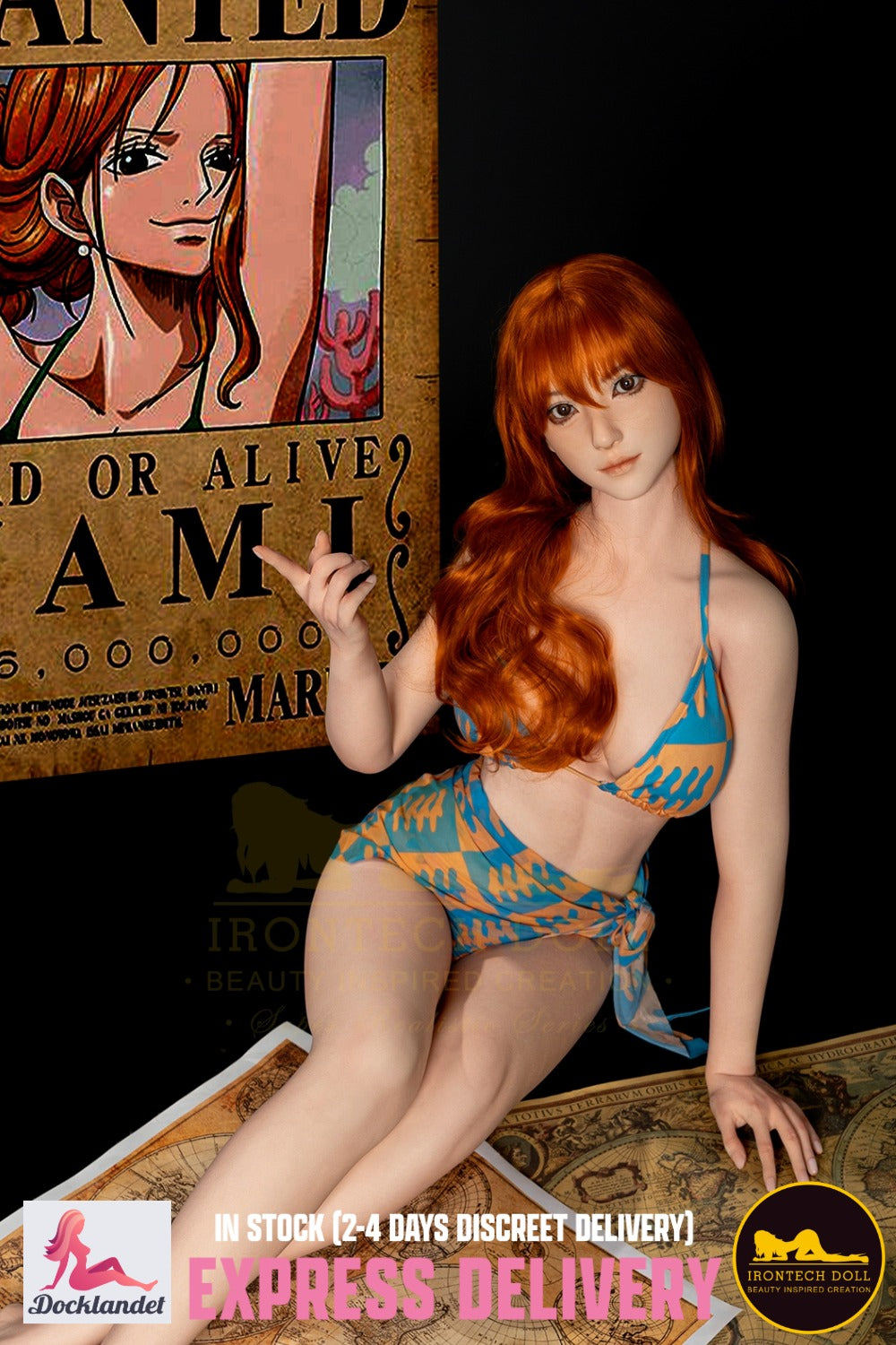Nami seksinukk (Irontech Doll 166 cm C-Cup S32 silikoon) EXPRESS