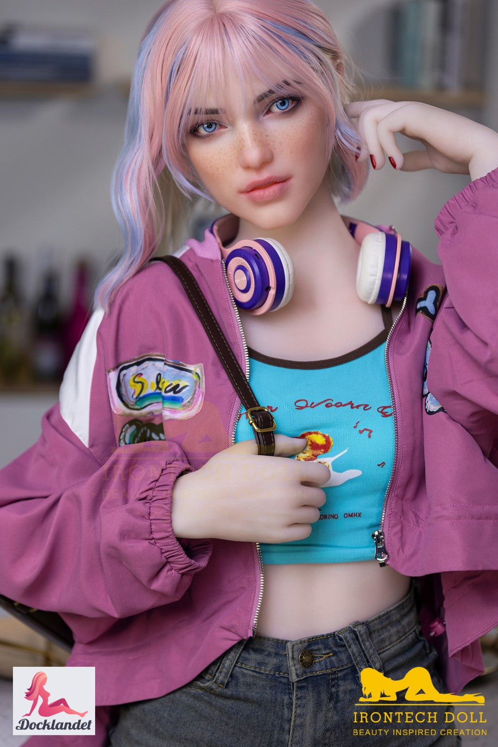 Heidi seksnukk (Irontech Doll 162 cm A-Cup S46 TPE + silikoon)