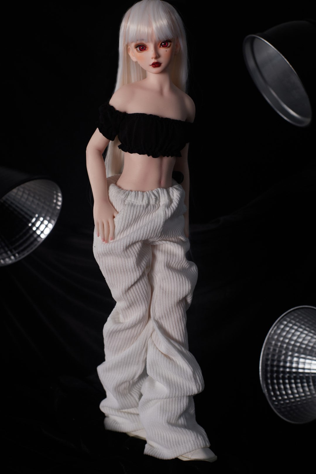 Saki seksnukk (Climax Doll Mini 55cm A-tass silikoon)