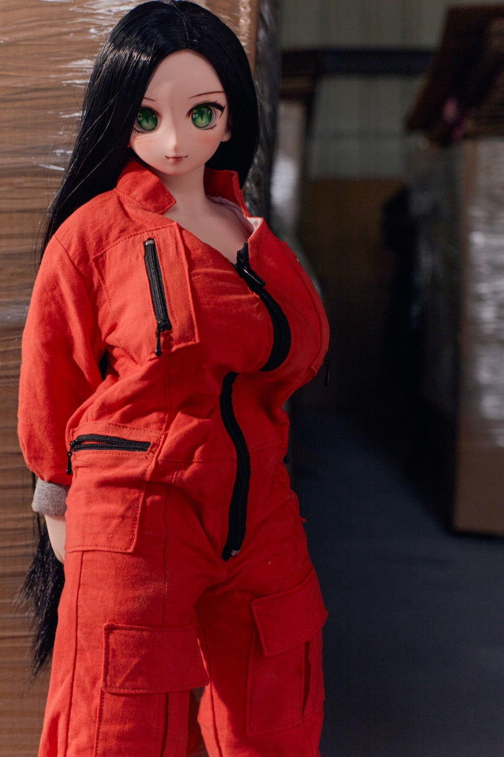 Rina seksnukk (Climax Doll Mini 60cm G-tass silikoon)