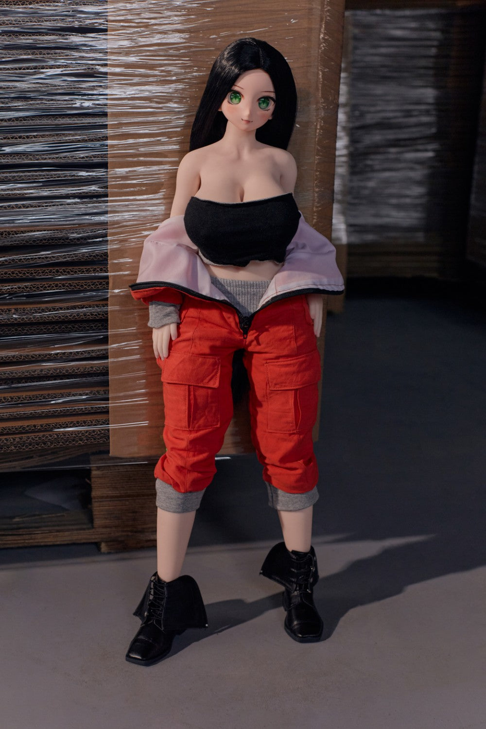 Rina seksnukk (Climax Doll Mini 60cm G-tass silikoon)