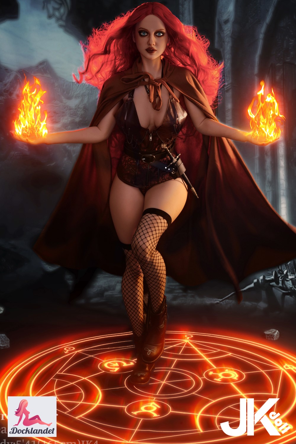 Pyromancer Sex Doll (JK-Doll 165 cm D-Cup JK2 TPE)
