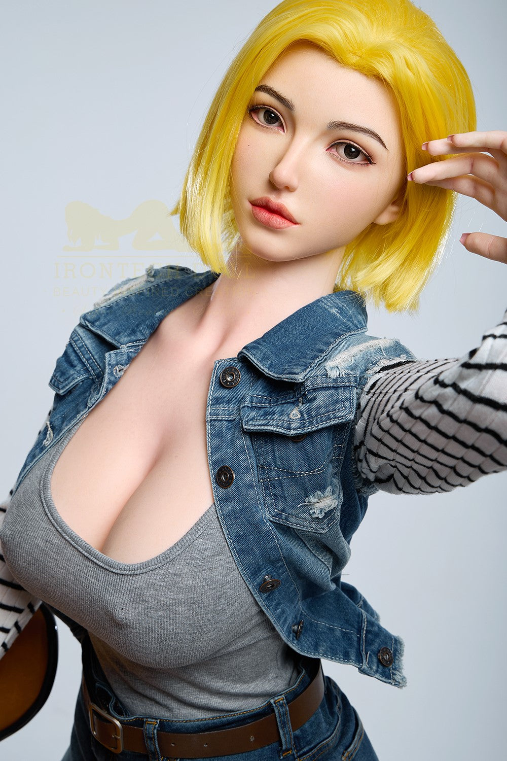 Joline Android 18 seksnukk (Irontech Doll 159 cm G-Cup S41 silikoon)