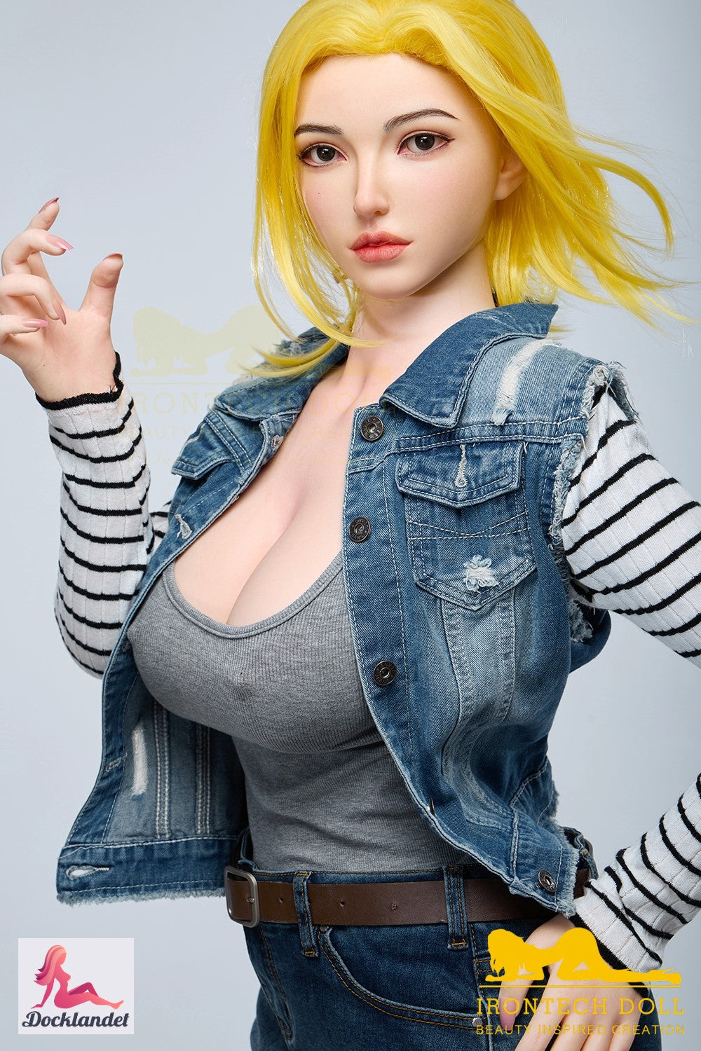 Joline Android 18 Sex Doll (Irontech Doll 159 cm G-Cup S41 silikoon)