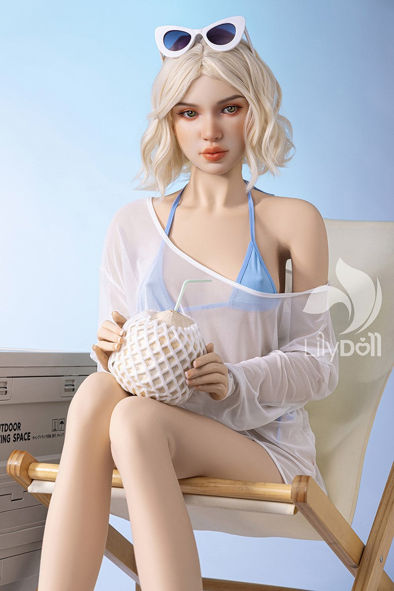 Ivy- seksnukk (LilyDoll 166 cm C-tass #LH034A-A Silikoon+TPE)