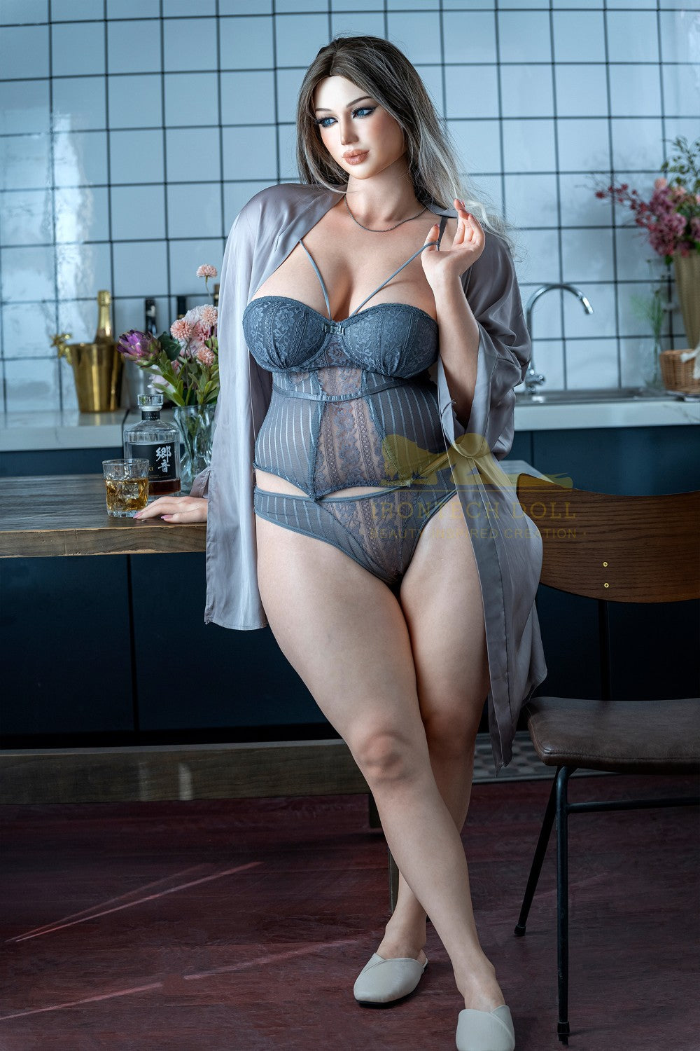 Celine Seksnukk (Irontech Doll 162cm F-korv S13 silikooni)