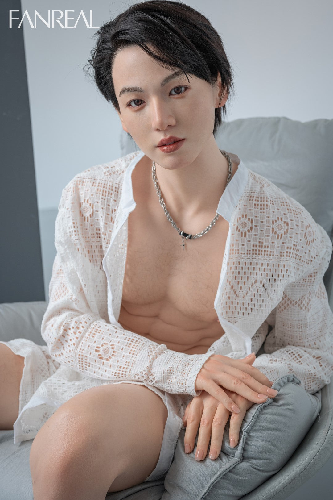 Kevin meessoost seksnukk (FanReal Doll 173 cm silikoon)