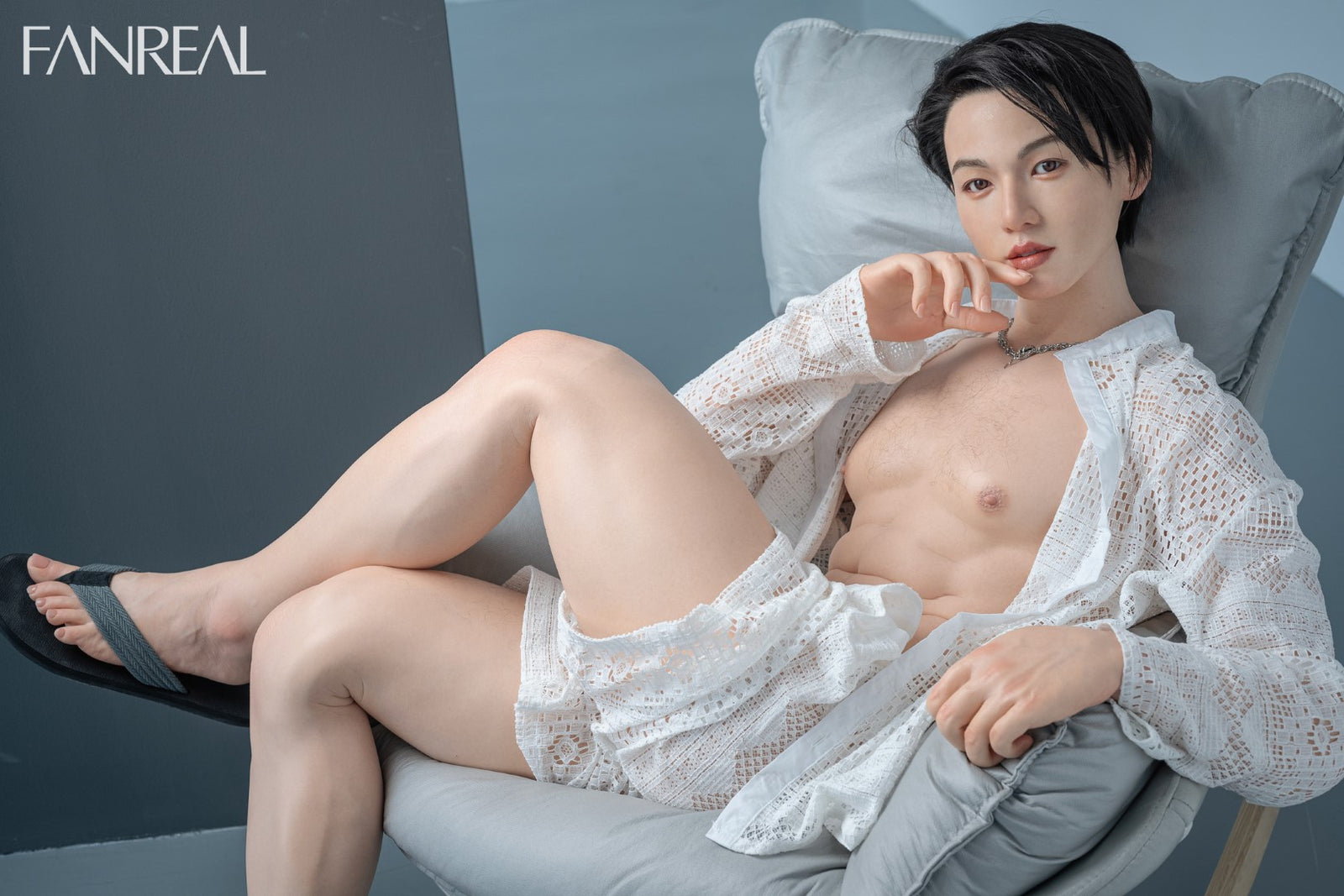 Kevin meessoost seksnukk (FanReal Doll 173 cm silikoon)