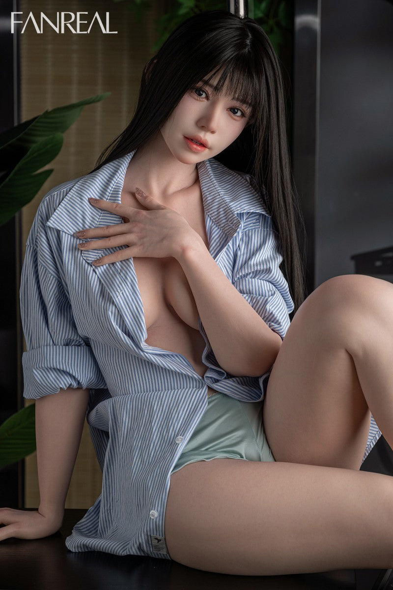 Nora seksnukk (FanReal Doll 158cm B tass silikoon)